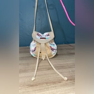 Roxy crossbody bag Tan and Multicolor Women's Bag